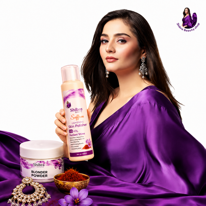 Shibra Beauty Saffron Skin Polish 20 Benefits in 1 – Glowing & Smooth Skin – 500ml
