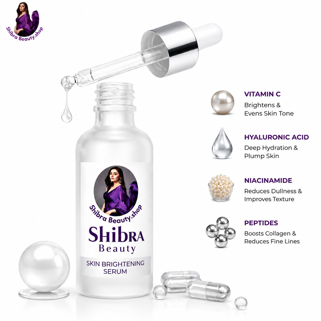 Reveal Your Inner Glow with Shibra Beauty Skin Brightening Serum